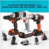 imageBLACKDECKER 20V MAX MATRIX Drill Power Tool Combo Kit 6Tool Set Cordless Tool Set BDCDMT1206KITC6Tool Combo Kit