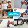imageBLACKDECKER 20V MAX MATRIX Drill Power Tool Combo Kit 6Tool Set Cordless Tool Set BDCDMT1206KITC6Tool Combo Kit