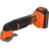 imageBLACKDECKER 20V MAX Multi Tool Oscillating Tool Kit 6Speed Quick Blade Change For MultiTool Needs Cordless BDCOS20D1K