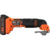 imageBLACKDECKER 20V MAX Multi Tool Oscillating Tool Kit 6Speed Quick Blade Change For MultiTool Needs Cordless BDCOS20D1K
