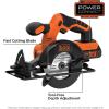 imageBLACKDECKER 20V MAX POWERCONNECT 512 in Cordless Circular Saw with Battery and Charger BDCCS20CCircular Saw