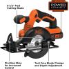 imageBLACKDECKER 20V MAX POWERCONNECT 512 in Cordless Circular Saw with Battery and Charger BDCCS20CCircular Saw