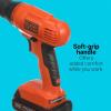 imageBLACKDECKER 20V MAX POWERCONNECT Cordless Drill Driver Kit with Drill Bit Set and Sockets 100 pc Tool Kit for Home Battery and Charger Included Orange BDC120VA100Drill Project Kit