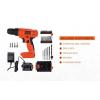 imageBLACKDECKER 20V MAX POWERCONNECT Power Drill Cordless Drill Driver Electric Screwdriver with 30 Piece Bit Set and Drivers Kit Battery and Charger Included LD120VA