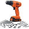 imageBLACKDECKER 20V MAX POWERCONNECT Power Drill Cordless Drill Driver Electric Screwdriver with 30 Piece Bit Set and Drivers Kit Battery and Charger Included LD120VA