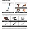 imageBLACKDECKER 20V MAX Power Tool Combo Kit 4Tool Cordless Power Tool Set with 2 Batteries and Charger BD4KITCDCRLCombo Kit w20V Stick Vac