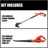 imageBLACKDECKER 20V MAX String Trimmer  Edger and Sweeper Combo Kit 10Inch LCC22120V Kit w 1 Battery