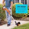 imageBLACKDECKER 20V MAX String Trimmer  Edger and Sweeper Combo Kit 10Inch LCC22120V Kit w 1 Battery