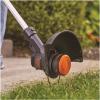 imageBLACKDECKER 20V MAX String Trimmer Edger Cordless 10Inch Electric Weed Wacker with Automatic Feed Spool Kit LST201
