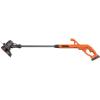 imageBLACKDECKER 20V MAX String Trimmer Edger Cordless 10Inch Electric Weed Wacker with Automatic Feed Spool Kit LST201