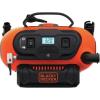 imageBLACKDECKER 20V MAX Tire Inflator Portable Air Compressor 3 Modes Cordless 120V Corded and 12V Car Adapter Air Pump Battery Sold Separately BDINF20C20V Max Cordless Inflator