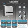 imageBLACKDECKER 24kW 240 Volt 468GPM Tankless Electric Water Heater SelfModulating MultiApplication Unit for Whole House Hot Water on Demand Digital Temperature Display24 kW