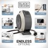 imageBLACKDECKER 25 Ft Retractable Extension Cord Reel with 4 Outlets 2 USB Ports MultiPlug Extension OnOff Switch ampamp HeavyDuty 16AWG SJT Cable20 ft