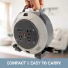 imageBLACKDECKER 25 Ft Retractable Extension Cord Reel with 4 Outlets 2 USB Ports MultiPlug Extension OnOff Switch ampamp HeavyDuty 16AWG SJT Cable20 ft