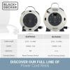 imageBLACKDECKER 25 Ft Retractable Extension Cord Reel with 4 Outlets 2 USB Ports MultiPlug Extension OnOff Switch ampamp HeavyDuty 16AWG SJT Cable20 ft