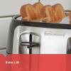 imageBLACKDECKER 2Slice Toaster TR1278B Extra Wide Slots 7 Shade Settings 850 Watts Frozen and Bagel ButtonsBlack