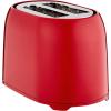 imageBLACKDECKER 2Slice Toaster TR1278B Extra Wide Slots 7 Shade Settings 850 Watts Frozen and Bagel ButtonsRedSilver