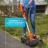 imageBLACKDECKER 3in1 Corded Lawn Mower String Trimmer ampamp Edger 12Inch BESTA512CMCorded Lawn Mower