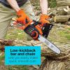 imageBLACKDECKER 40V MAX Cordless Chainsaw Tool Only 12 in LCS1240B40V Chainsaw Tool Only