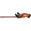 imageBLACKDECKER 40V MAX Hedge Trimmer Cordless 24Inch Blade Battery and Charger Included LHT243640V Hedge Trimmer Kit