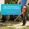 imageBLACKDECKER 40V Max Cordless Leaf Blower and Weed Eater Combo with Battery and Charger String Trimmer and Weed Wacker with Automated Feed Spool LCC340C40 V Kehrmaschine  Rasentrimmer KombiKit