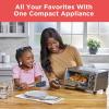 imageBLACKDECKER 4Slice Convection Oven Stainless Steel Curved Interior Fits a 9 inch Pizza TO1313SBD