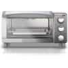 imageBLACKDECKER 4Slice Toaster Oven TO1745SSG1A Even Toast 4 Cooking Functions Bake Broil Toast and Keep Warm Removable Crumb Tray TimerToaster Oven