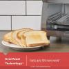 imageBLACKDECKER 4Slice Toaster Oven TO1745SSG1A Even Toast 4 Cooking Functions Bake Broil Toast and Keep Warm Removable Crumb Tray TimerToaster Oven