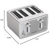 imageBLACKDECKER 4Slice Toaster Stainless Steel TR4900SSDToaster