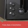 imageBLACKDECKER 4Slice Toaster TR1410BD ExtraWide 7 Shade Settings Crumb Trays Gloss BlackBlack