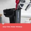 imageBLACKDECKER 5Cup Coffeemaker Black DCM600B12Cup