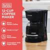 imageBLACKDECKER 5Cup Coffeemaker Black DCM600B12Cup