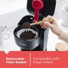 imageBLACKDECKER 5Cup Coffeemaker Black DCM600B12Cup