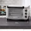 imageBLACKDECKER 6Slice Crisp N Bake Air Fry Toaster Oven TO3215SS 5 Cooking Functions 60 Minute Timer Stainless Steel