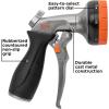 imageBLACKDECKER 8Pattern Zinc Front Trigger Nozzle  Durable Metal Build Comfortable Grip Precision Control BD59378