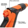 imageBLACKDECKER Adjustable Rear Trigger Garden Hose Nozzle  Lightweight Comfortable Grip Sprayer for Everyday Use BXWNBB57391