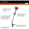 imageBLACKDECKER BDXGTAM214101 25cc 2Cycle 14Inch Curved Shaft Gas String Trimmer  Lightweight Weed Wacker for Lawn Care Black and Orange