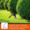 imageBLACKDECKER BDXGTAM214101 25cc 2Cycle 14Inch Curved Shaft Gas String Trimmer  Lightweight Weed Wacker for Lawn Care Black and Orange