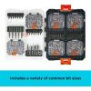 imageBLACKDECKER BLACK  DECKER Screwdriver Bit Set 200Piece BDAST200SETFF200 Piece Set