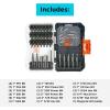 imageBLACKDECKER BLACK  DECKER Screwdriver Bit Set 200Piece BDAST200SETFF40 Piece Set