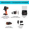 imageBLACKDECKER BLACKDECKER MATRIX 20V MAX Drill Kit with Storage Case BDCDMT120WCSTFFDrill Kit Orange