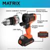 imageBLACKDECKER BLACKDECKER MATRIX 20V MAX Drill Kit with Storage Case BDCDMT120WCSTFFDrill Kit Orange