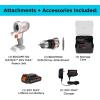 imageBLACKDECKER BLACKDECKER MATRIX 20V MAX Drill Kit with Storage Case BDCDMT120WCSTFFDrill Kit White