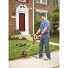 imageBLACKDECKER Combination String Trimmer Lawn Mower and Edger Cordless 3in1 MTC2203in1 Mower Only