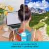 imageBLACKDECKER Comfortpak Wearable Cooling and Heating Device TropiCoral BCWCC10104Breeze Blue