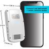 imageBLACKDECKER Comfortpak Wearable Cooling and Heating Device TropiCoral BCWCC10104Breeze Blue