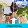 imageBLACKDECKER Comfortpak Wearable Cooling and Heating Device TropiCoral BCWCC10104Cloud White