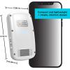 imageBLACKDECKER Comfortpak Wearable Cooling and Heating Device TropiCoral BCWCC10104Obsidian Black