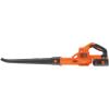 imageBLACKDECKER Cordless Leaf Blower 40V MAX  Leaf Blower Cordless with Battery and Charger 125 MPH Air Speed Lightweight Handheld Yard Sweeper LSW40C40V Cordless Sweeper Kit