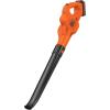 imageBLACKDECKER Cordless Leaf Blower with Battery and Charger 20V MAX Electric Leaf Blower 130 mph Air Speed Lightweight Design LSW221